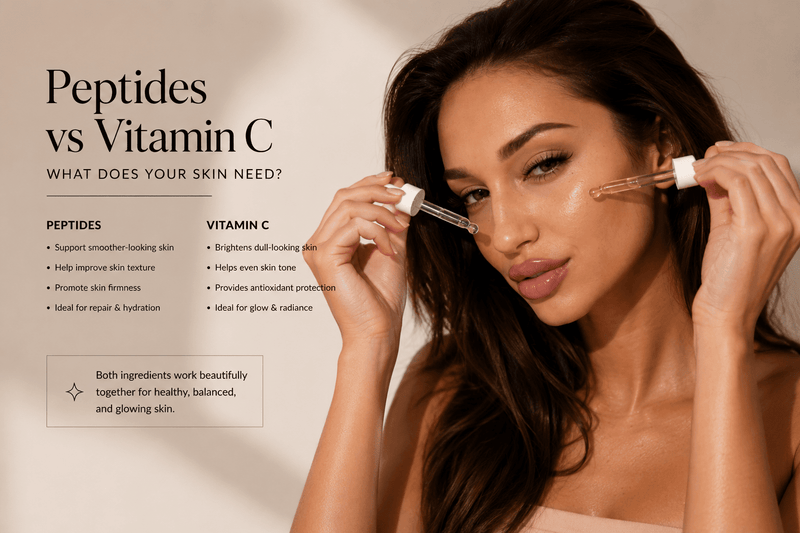 Peptides vs Vitamin C — What Does Your Skin Need? - BYAG.