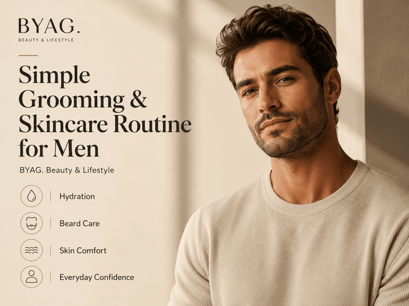 Simple Grooming & Skincare Routine for Men - BYAG.