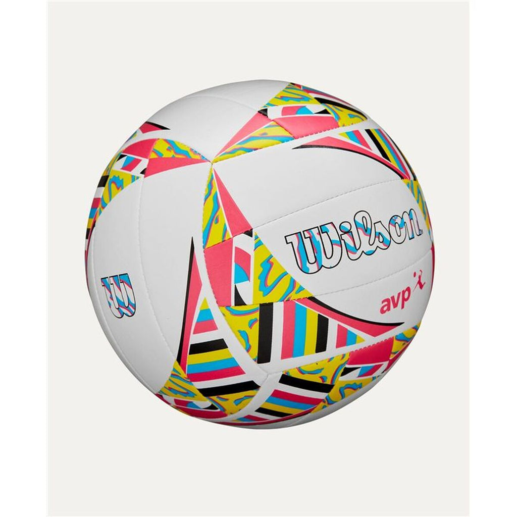 Wilson Beach Volleyball Ball Avp Movement Vb New Gelb Weiß Rose TPU – Produktansicht 3