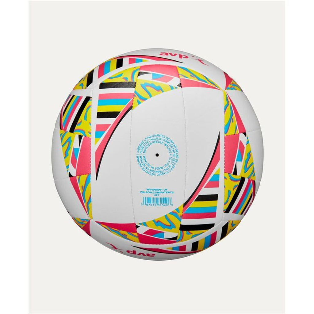 Wilson Beach Volleyball Ball Avp Movement Vb New Gelb Weiß Rose TPU – Produktansicht 6