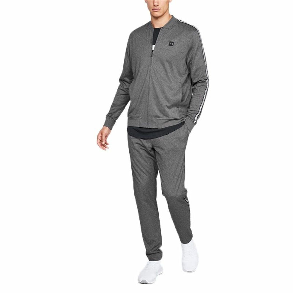 Under Armour Herren Sportjacke Tricot Track Dunkelgrau – Produktansicht 5
