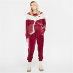 Nike Sportswear Heritage Women's Hoodie - Dark Red - product view 4