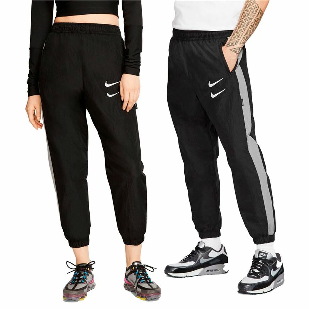 Nike Swoosh Kids' Track Pants - Black - S6454242 - product view 11