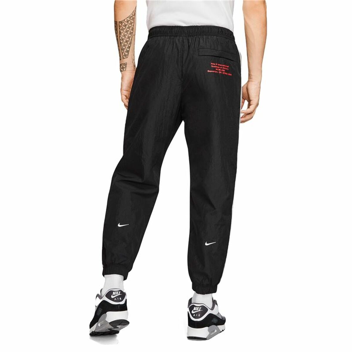 Nike Swoosh Kids' Track Pants - Black - S6454242 - product view 9