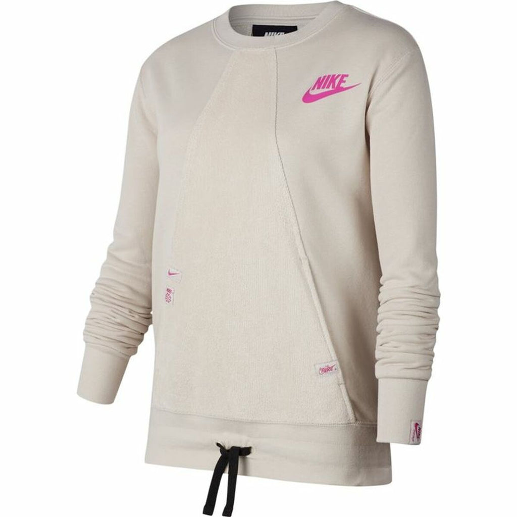 Nike Hoodless Heritage Kids' Sweatshirt - Beige - product view 3