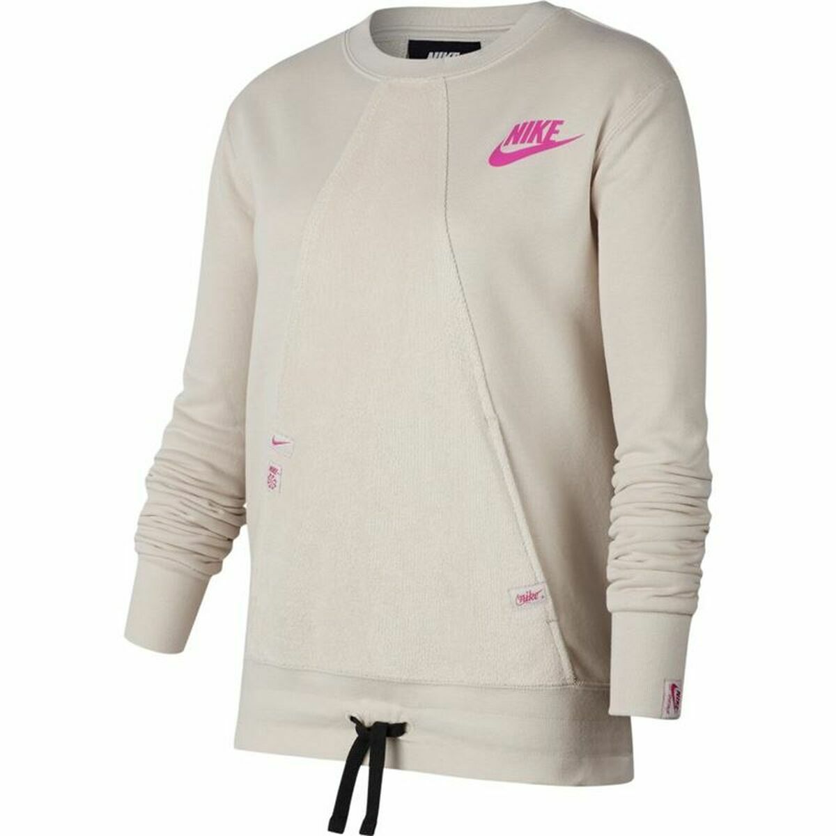 Nike Hoodless Heritage Kids' Sweatshirt - Beige - product view 2