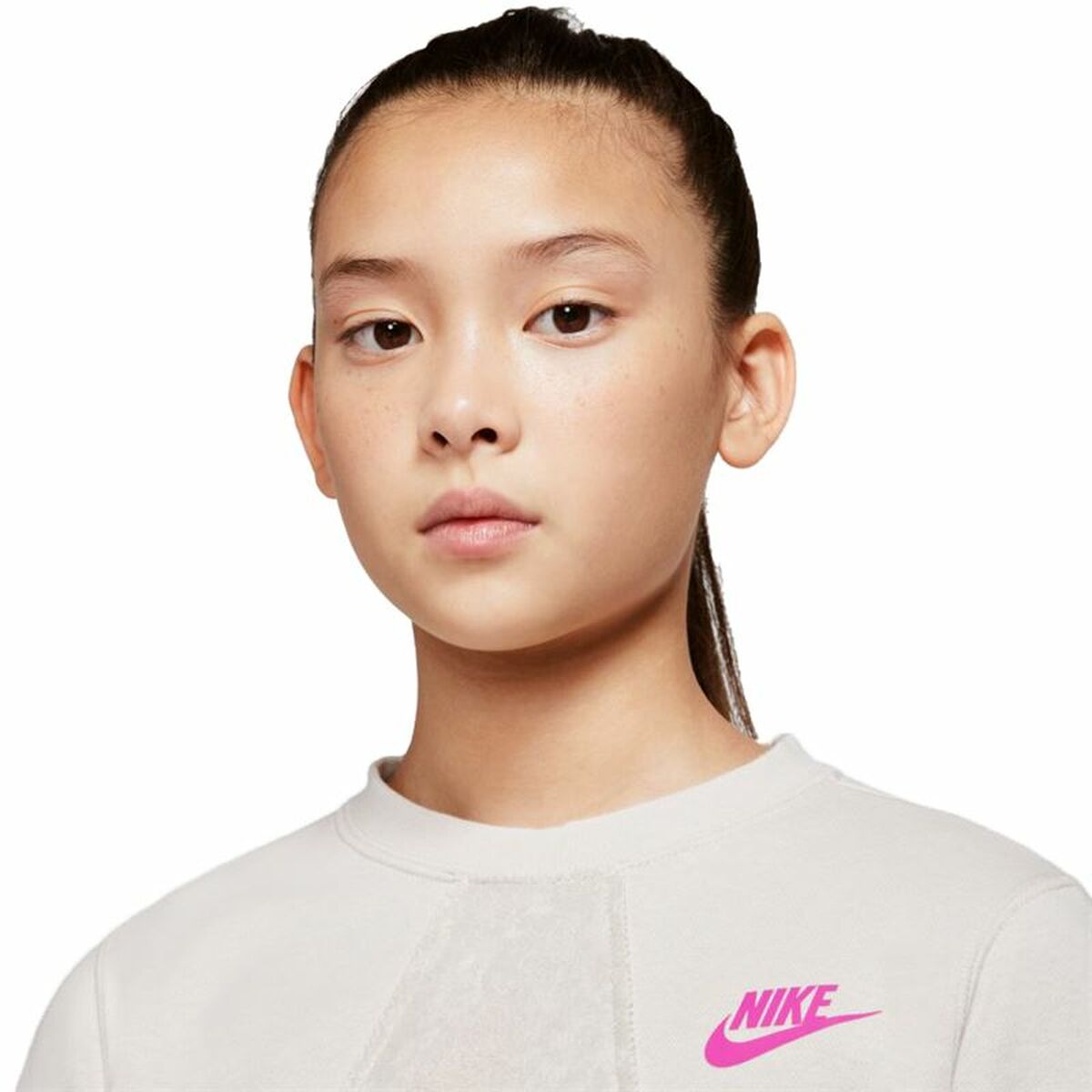 Nike Hoodless Heritage Kids' Sweatshirt - Beige - product view 16
