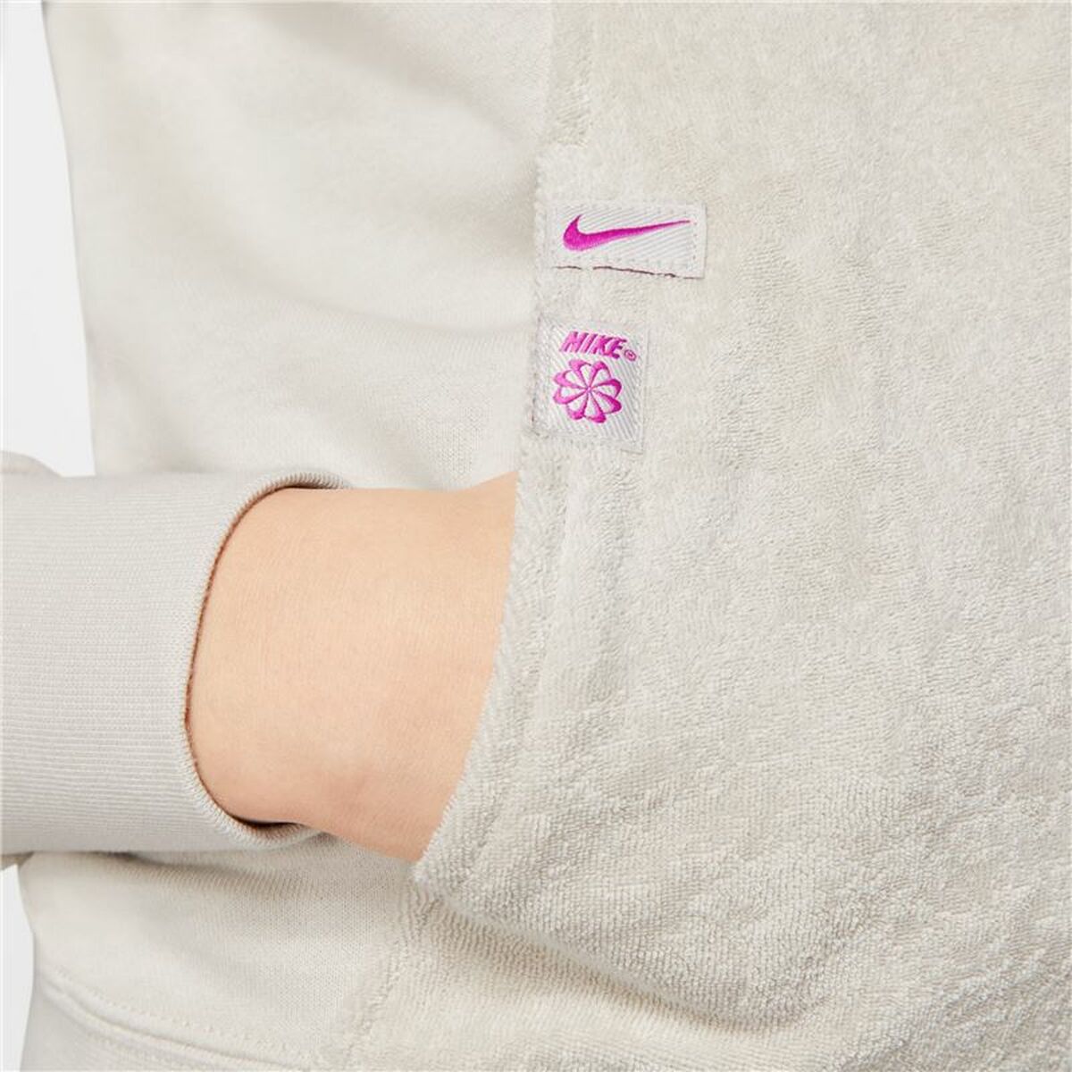 Nike Hoodless Heritage Kids' Sweatshirt - Beige - product view 22