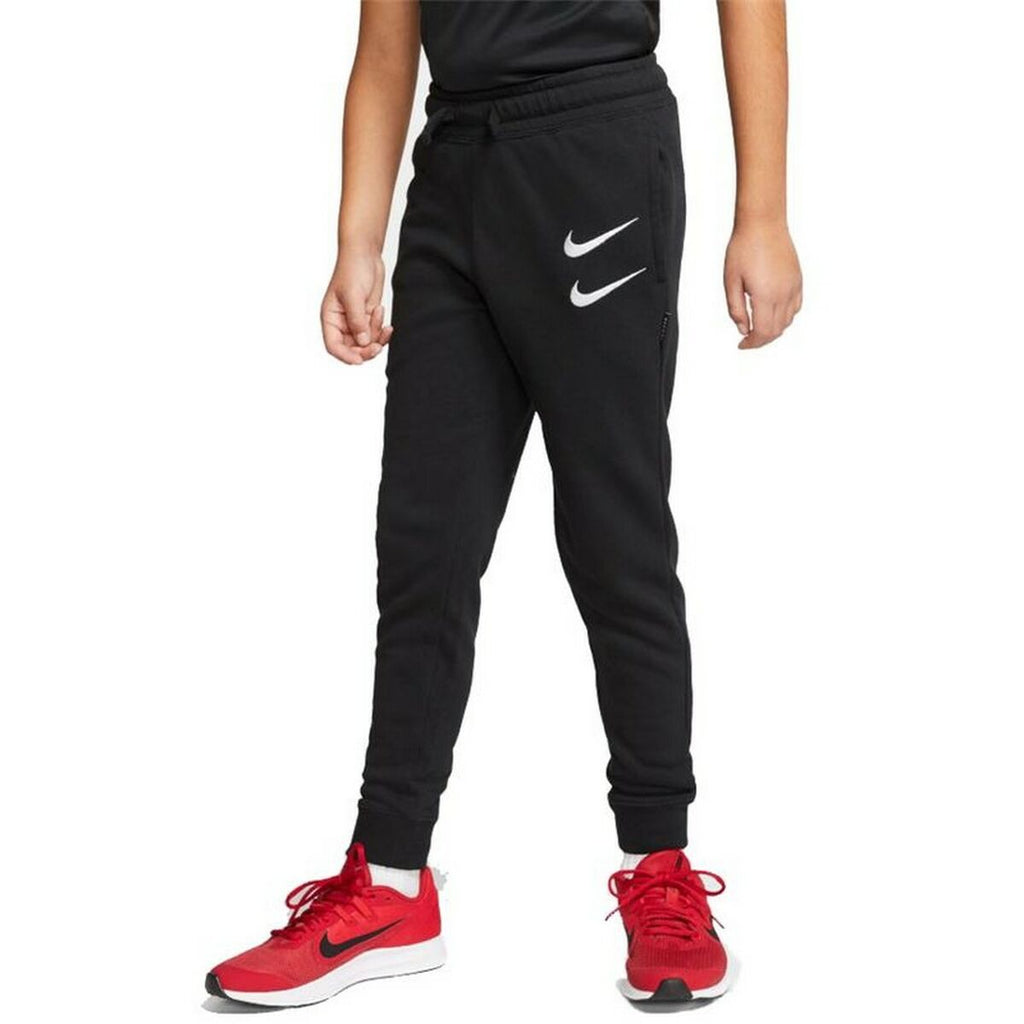 Nike Swoosh Kids' Track Pants - Black - S6432119 - product view 19