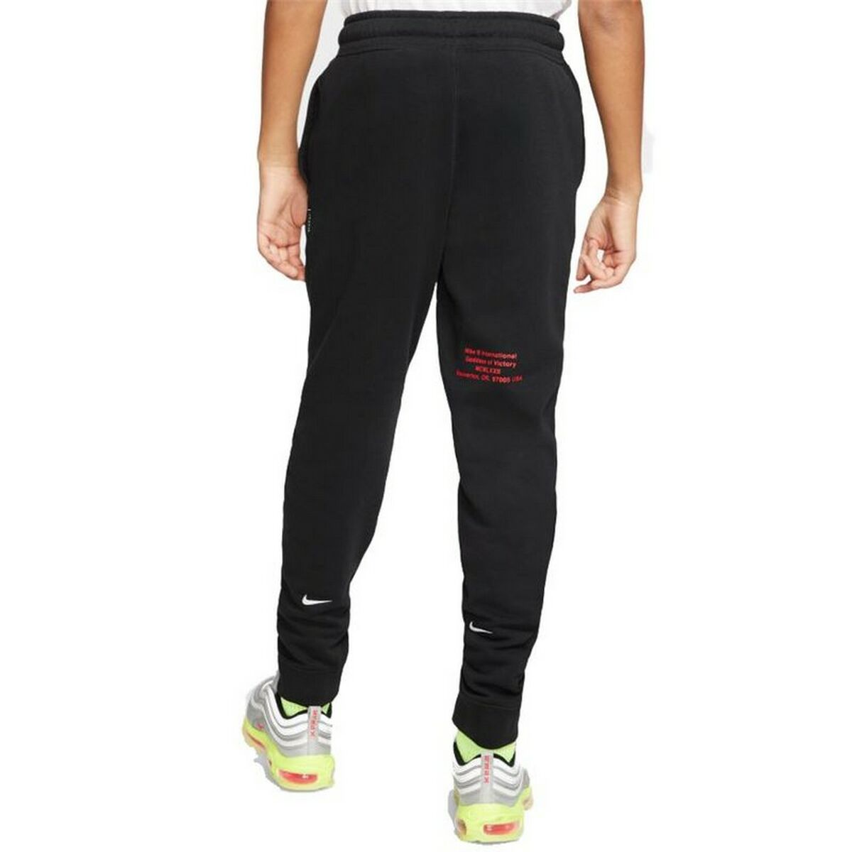 Nike Swoosh Kids' Track Pants - Black - S6432119 - product view 17