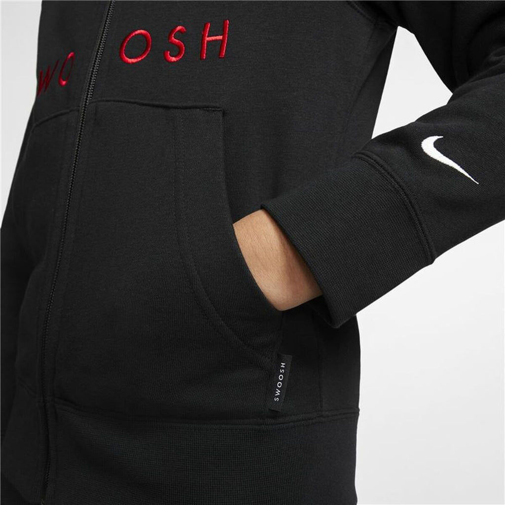 Nike Swoosh Kids' Jacket - Black - product view 8