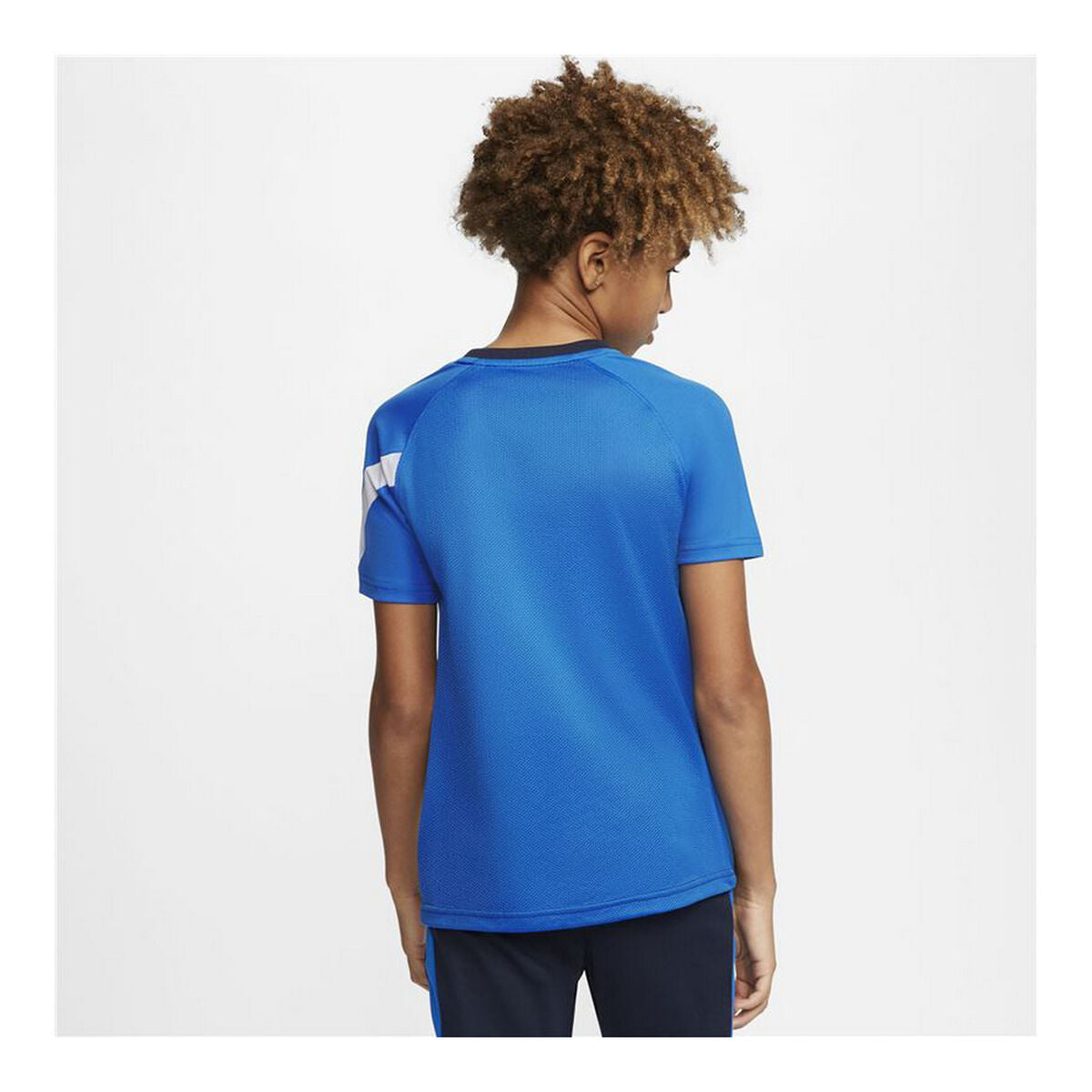 Nike Short Sleeved Football Shirt Dri-FIT Academy Kids' Shirt - Blue - product view 13