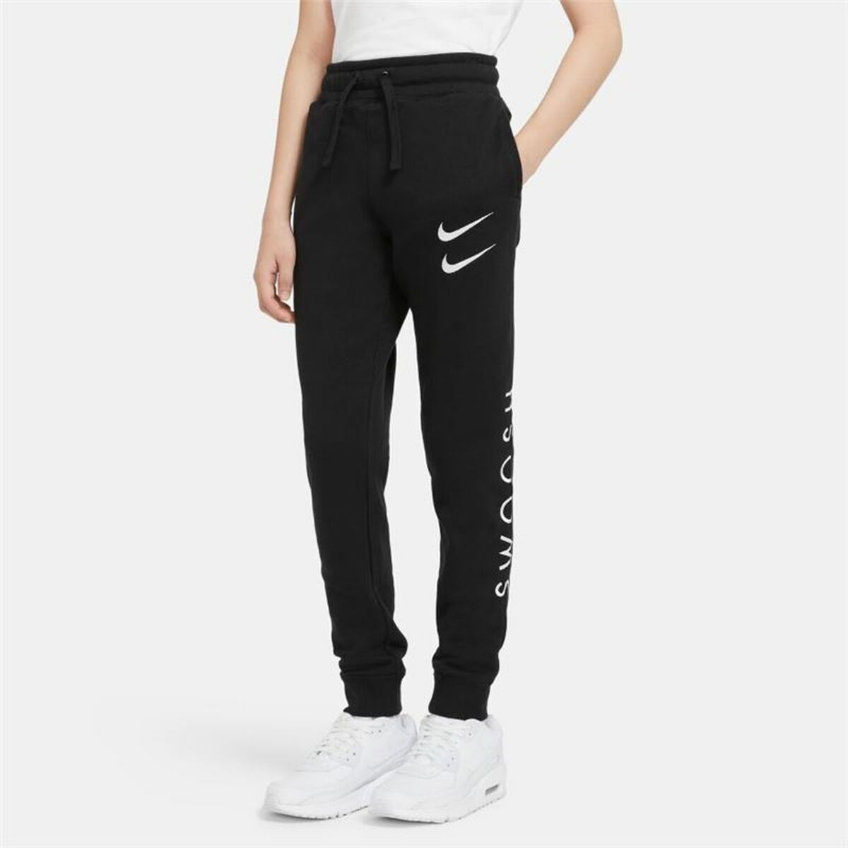Nike Swoosh Kids' Shorts - Black - product view 29
