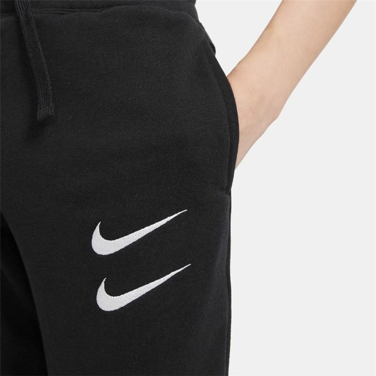 Nike Swoosh Kids' Shorts - Black - product view 14
