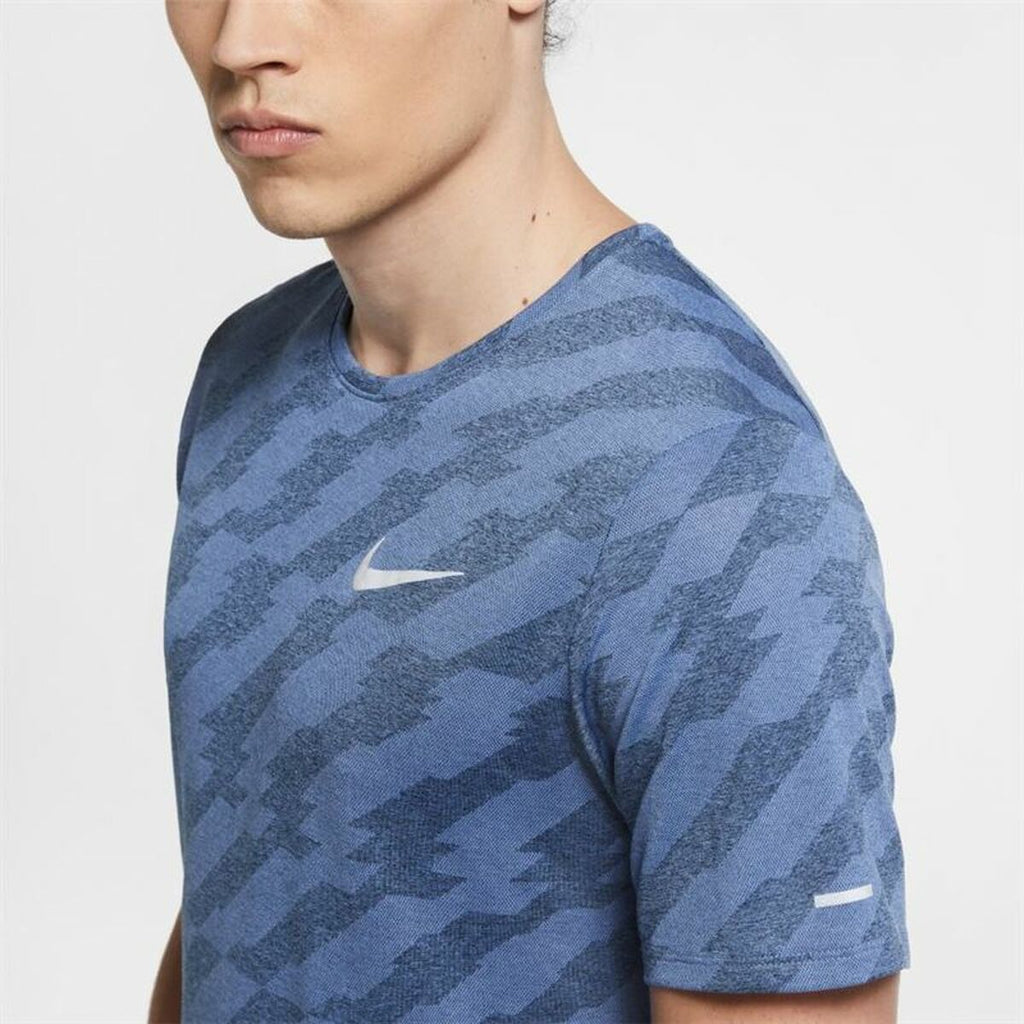 Nike Dri-FIT Miler Future Fast Men's T-Shirt - Blue - product view 24
