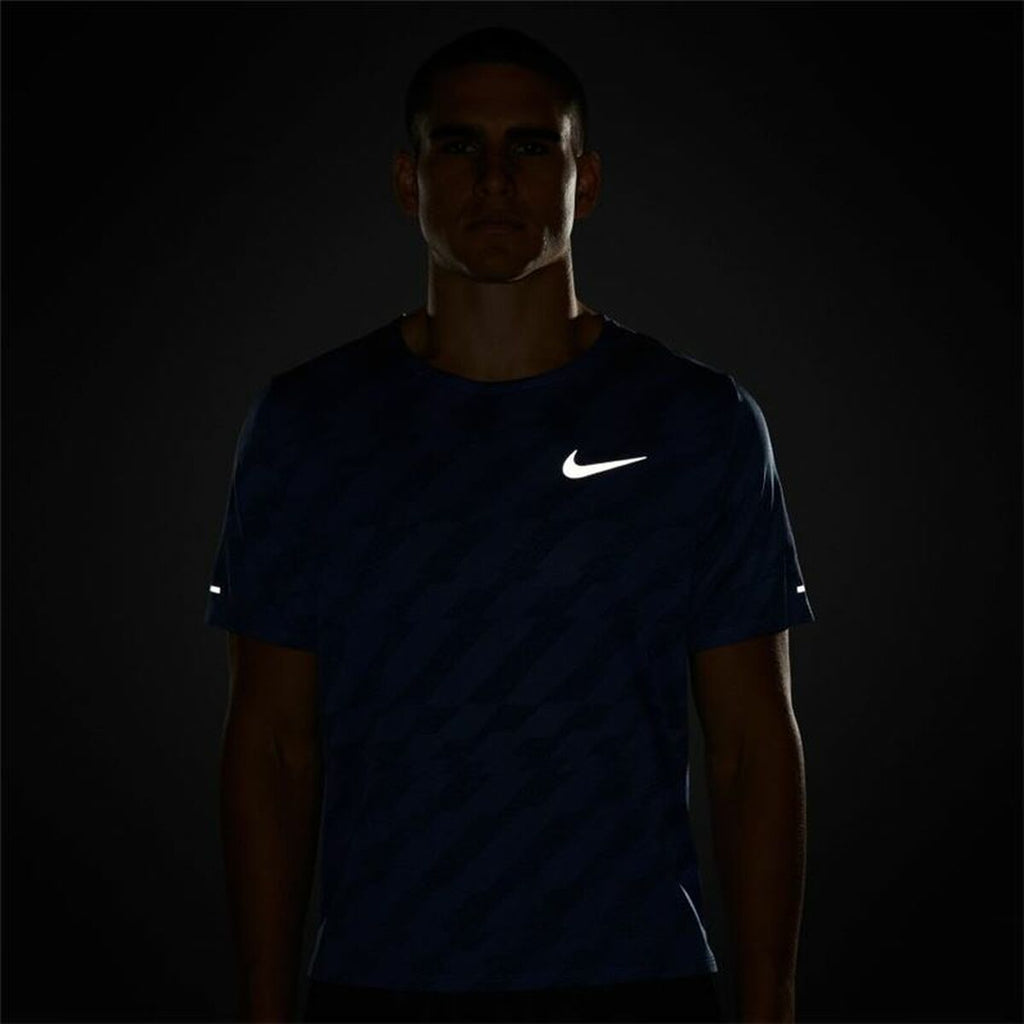 Nike Dri-FIT Miler Future Fast Men's T-Shirt - Blue - product view 9