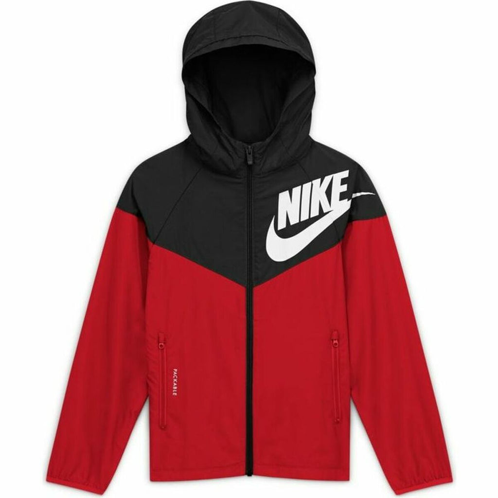 Nike Sportswear Windrunner Kids' Jacket - Red - product view 3