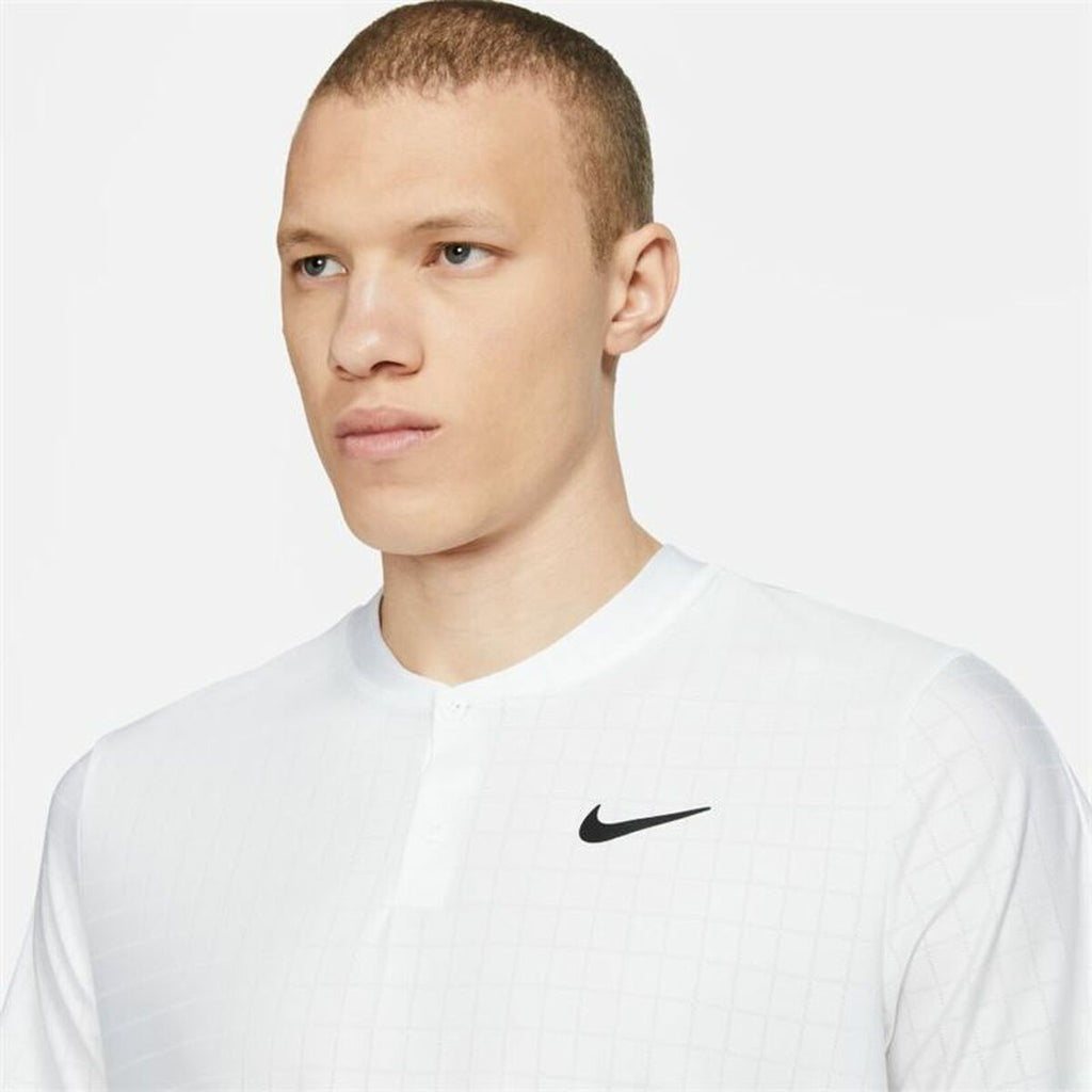 Nike Short Sleeve Court Dri-FIT Advantage Men's Polo Shirt - White - product view 9