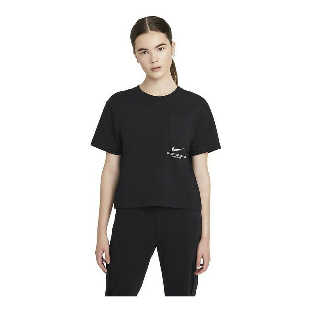 Nike Sportswear Swoosh Women's T-Shirt - Black