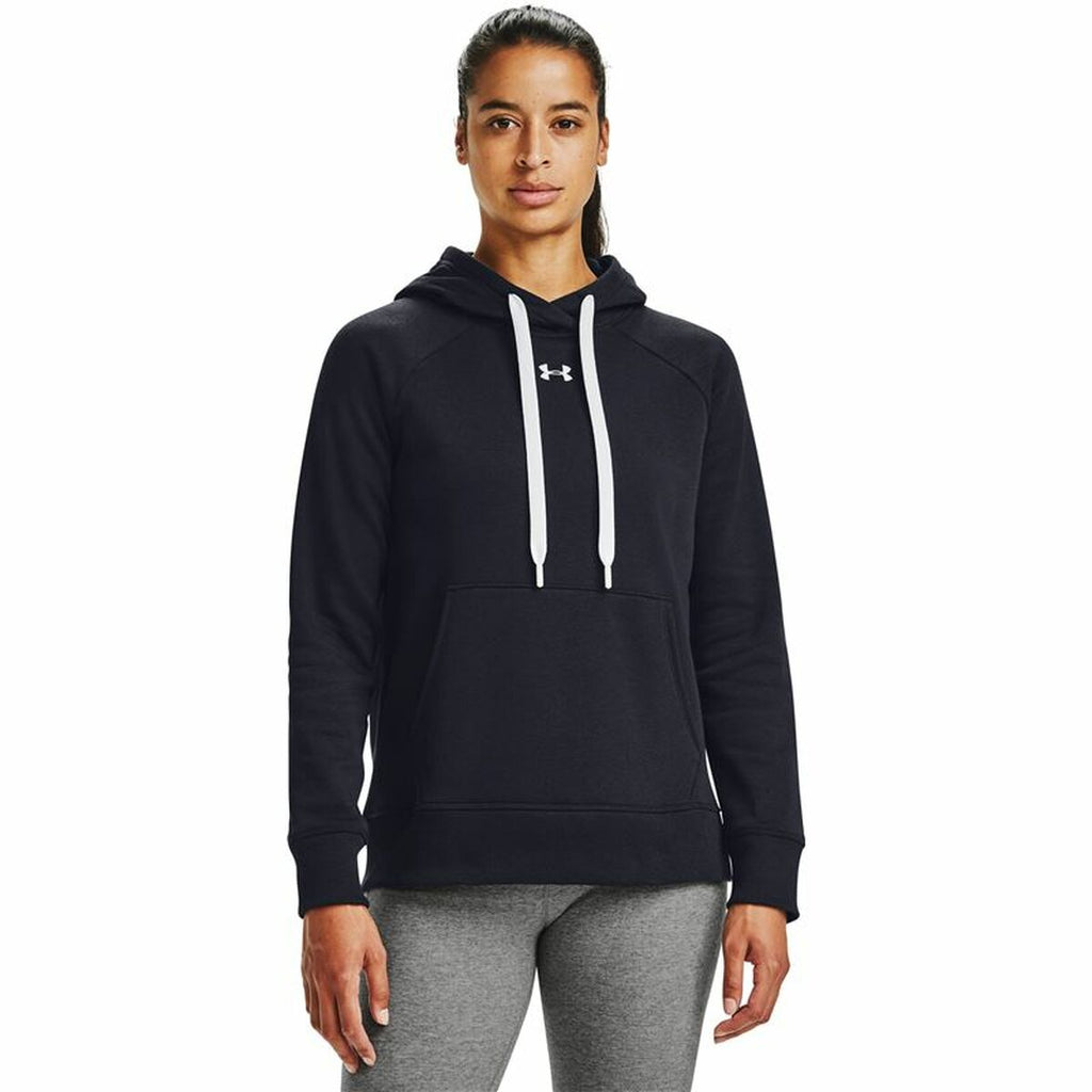 Under Armour Damen Hoodie Rival Fleece Marineblau Blau – Produktansicht 23