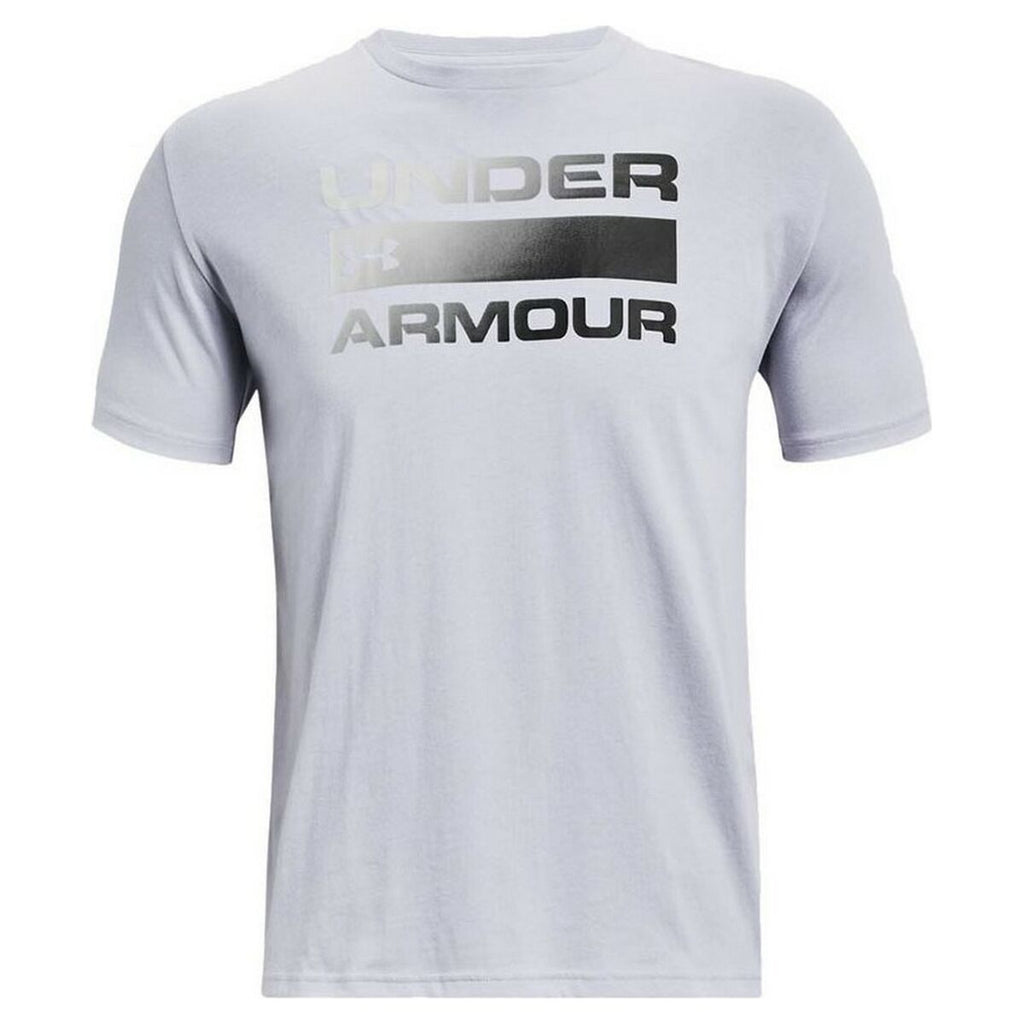 Under Armour Herren Kurzarm T-Shirt Team Issue Grau Hellgrau – Produktansicht 2