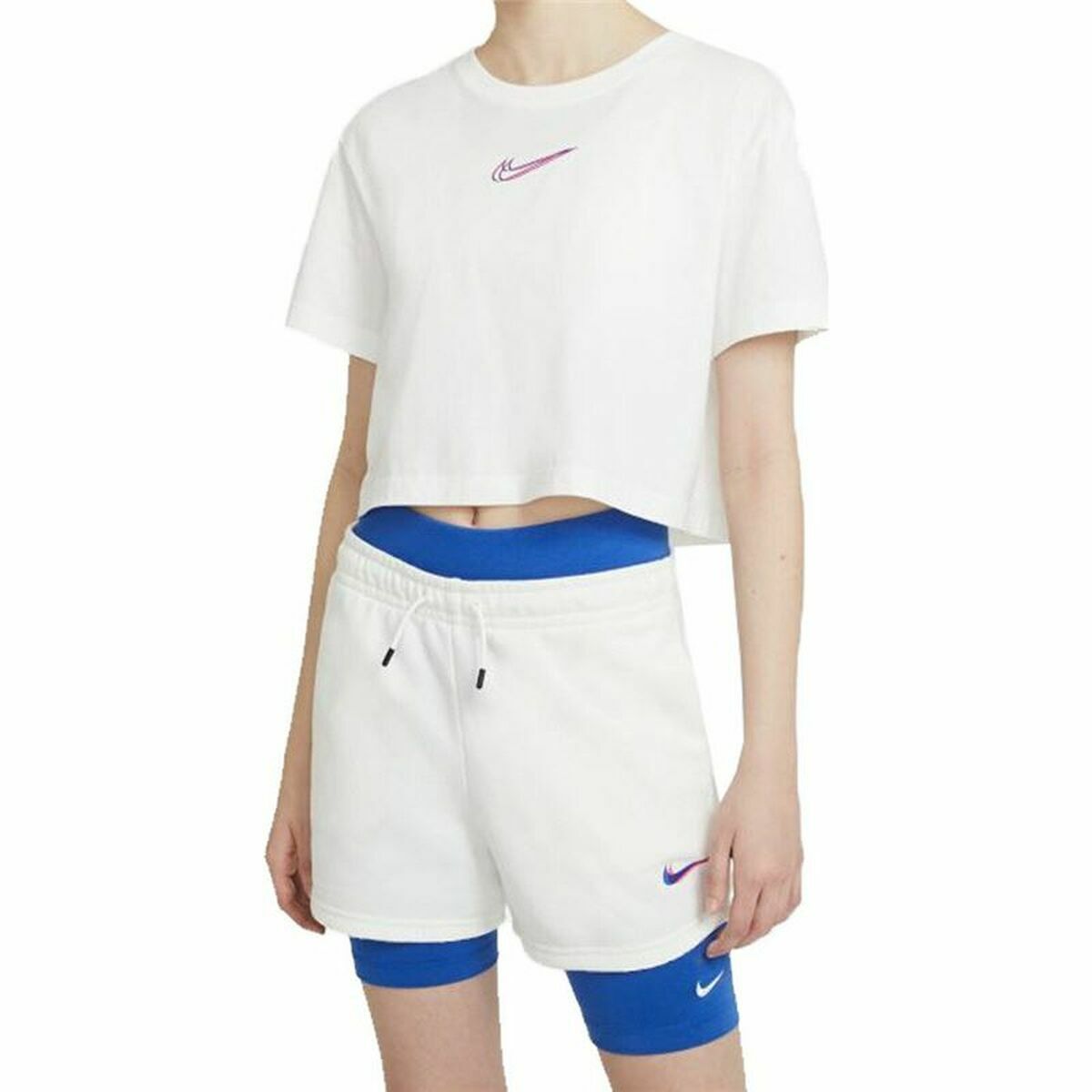 Nike Short-sleeve Sports Sportswear Women's T-Shirt - White