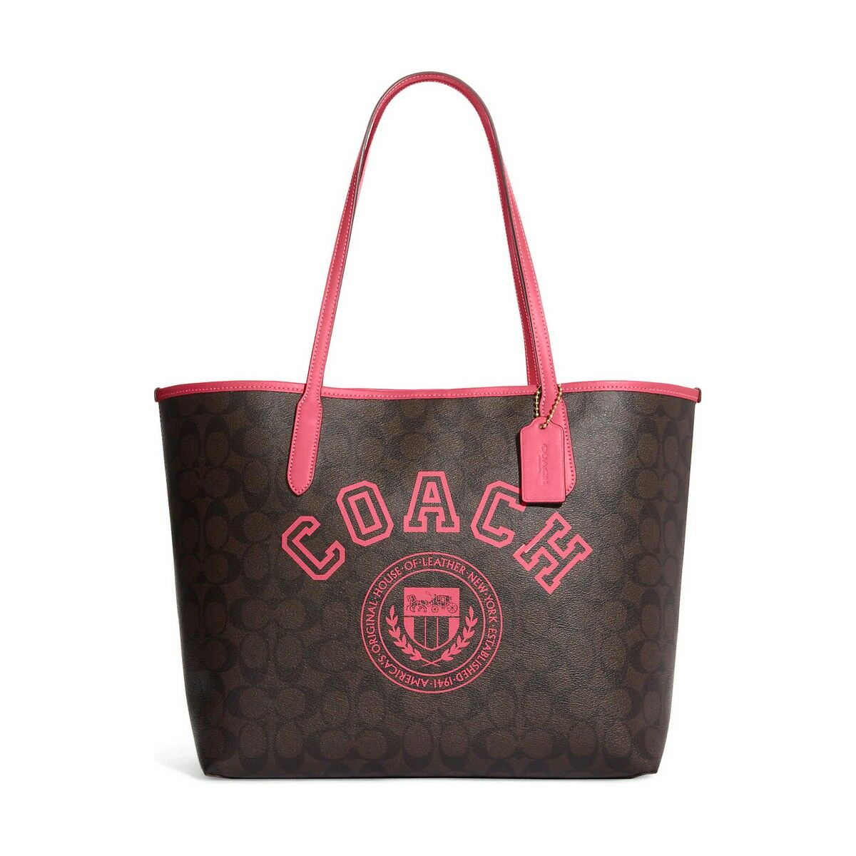 Coach Damenhandtasche CB869-IMUOE 44 x 27 x 14 cm Braun – Produktansicht 3