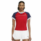 Nike Tennis Red Women's T-Shirt - Blue