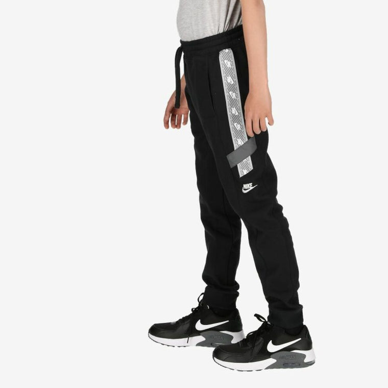 Nike Sportswear Elevated Trim Fleece Pants Kids' Track Pants - Black