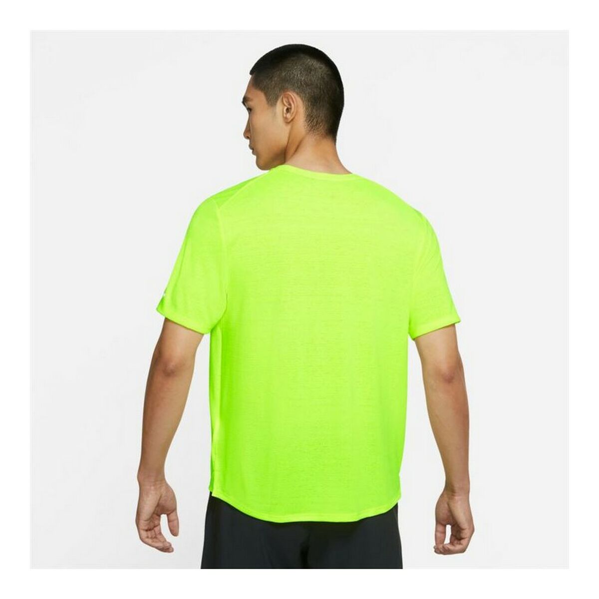 Nike Short-sleeve Sports Dri-FIT Miler Men's T-Shirt - Yellow - product view 7