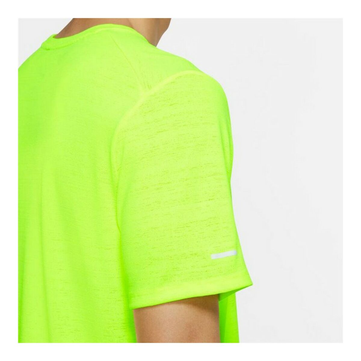 Nike Short-sleeve Sports Dri-FIT Miler Men's T-Shirt - Yellow - product view 5