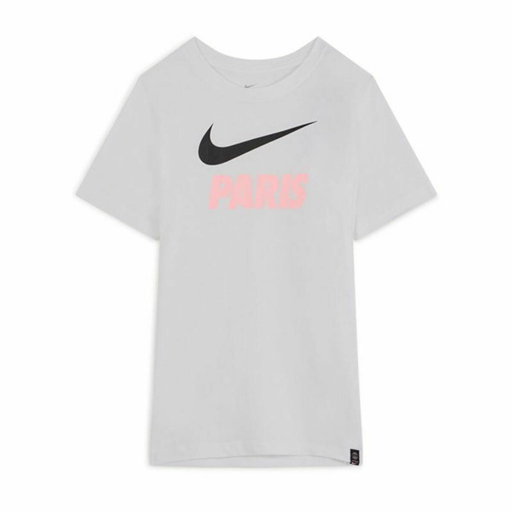 Nike PSG Swoosh Club Kids' T-Shirt - White
