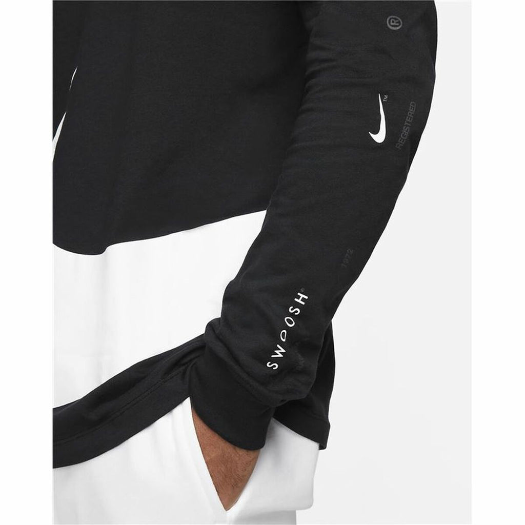 Nike Long Sleeve Sportswear Men's T-Shirt - Black - product view 3