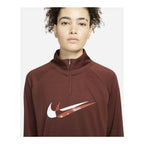 Nike Long Sleeve Dri-FIT Swoosh Run Women's T-Shirt - Brown - product view 9