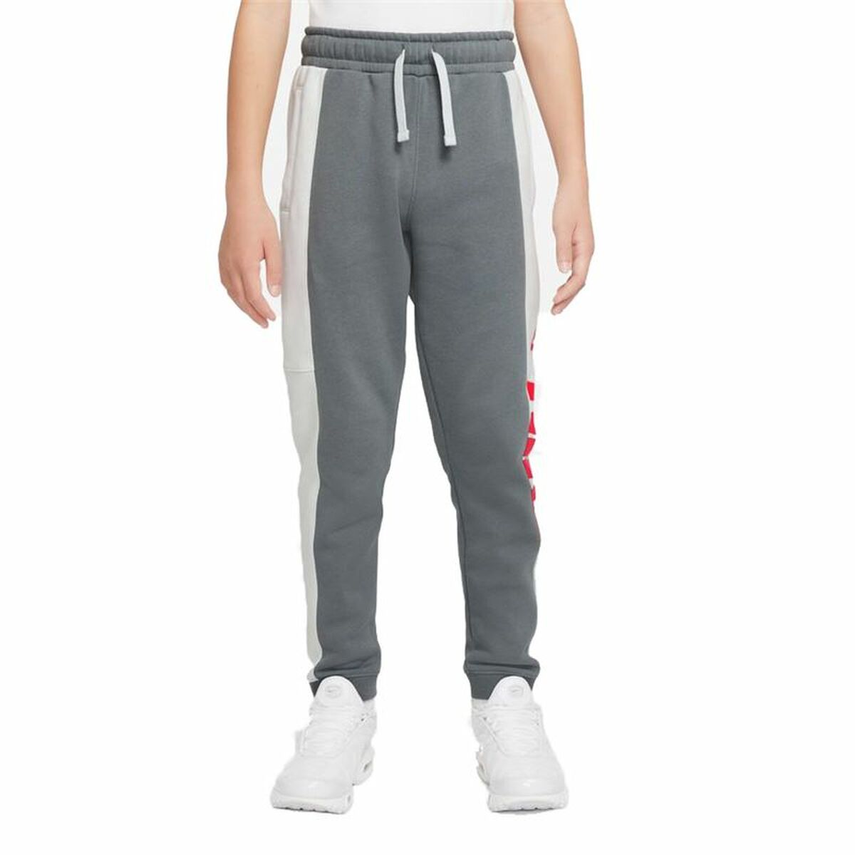 Nike Sportswear Dark Grey Kids' Track Pants - White - product view 3