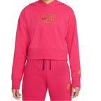 Nike Hooded CROP DM8372 666 Kids' Hoodie - Pink