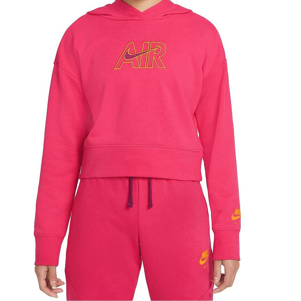 Nike Hooded CROP DM8372 666 Kids' Hoodie - Pink - product view 2