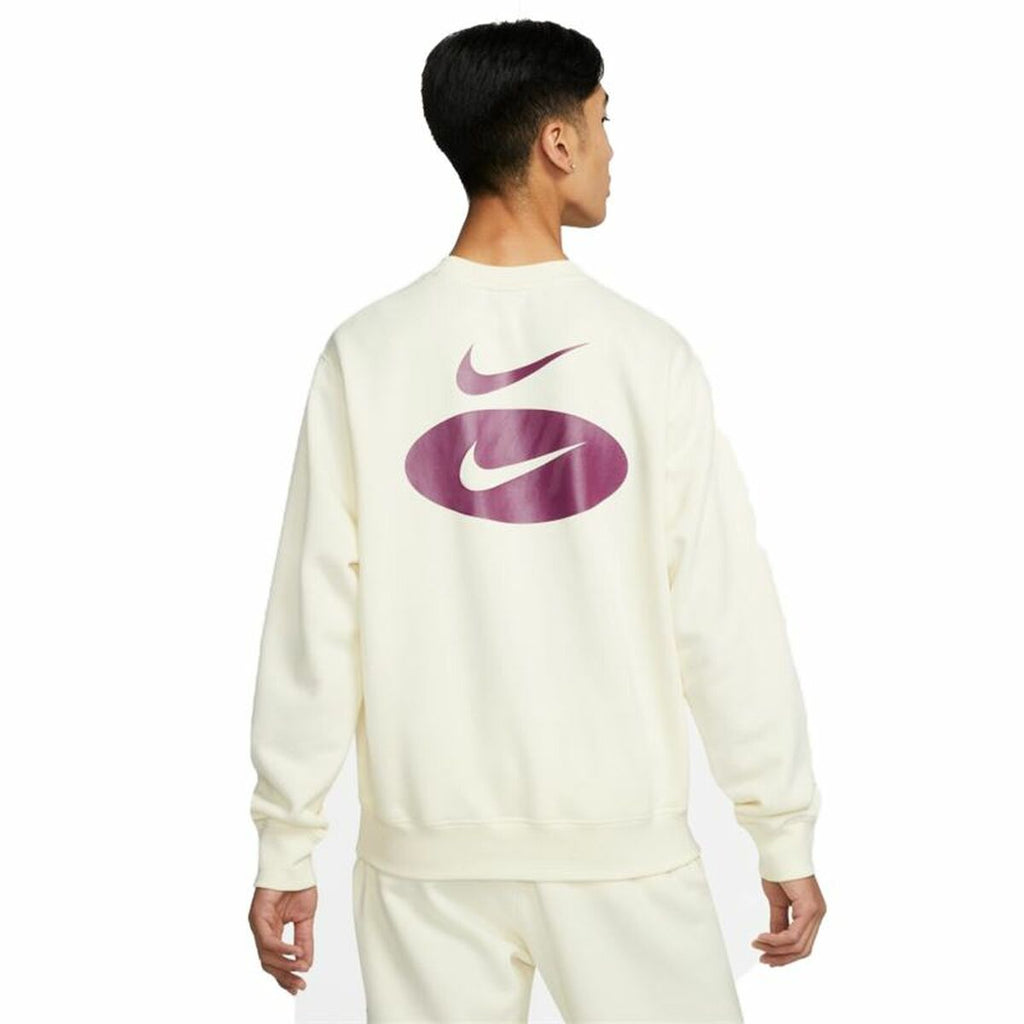 Nike Without Hood Swoosh League Men's Sweatshirt - White - product view 8