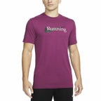 Nike Dri-FIT Men's T-Shirt - Violet - product view 3