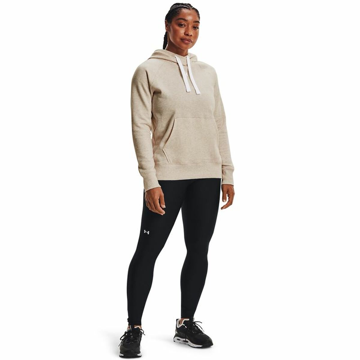 Women’s Hoodie Under Armour Rival Fleece Beige