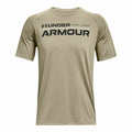 Short Sleeve T-Shirt Under Armour Wordmark Green