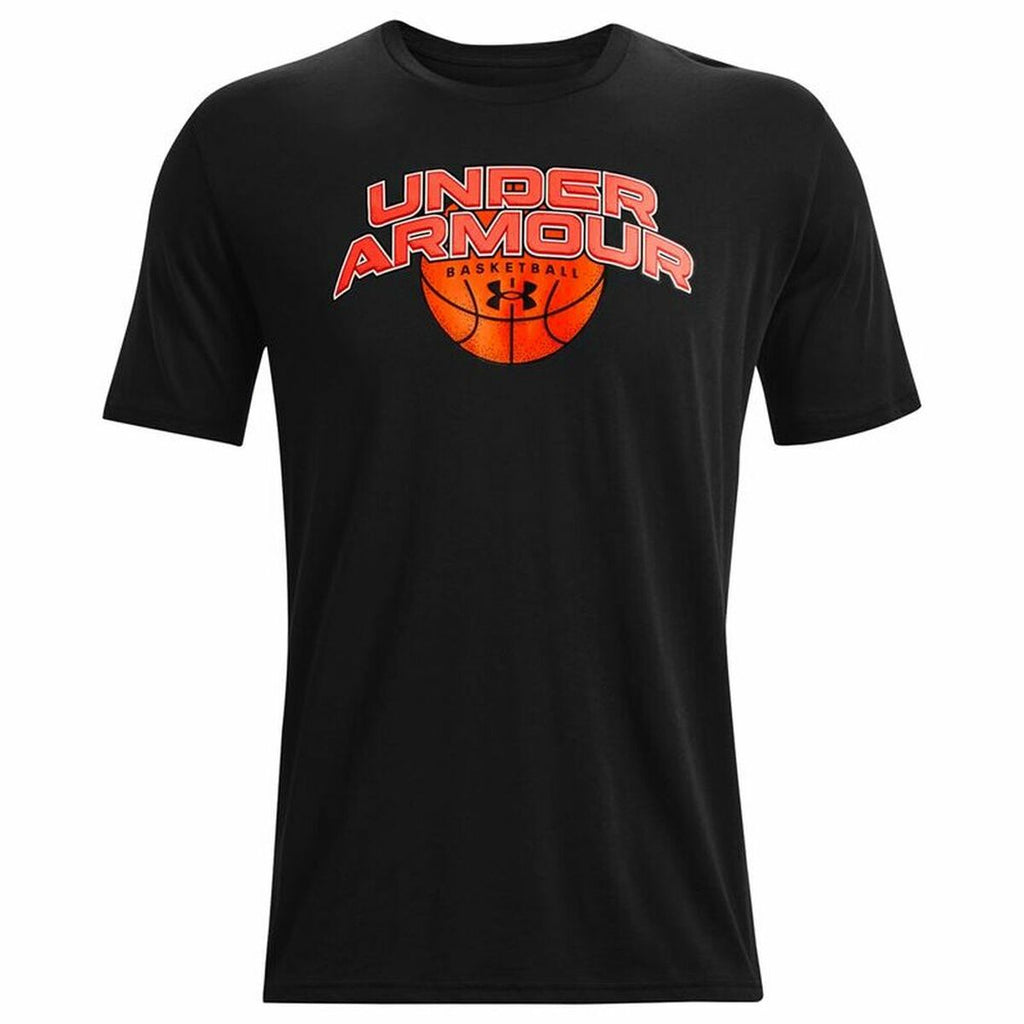 Short-sleeve Sports T-shirt Under Armour Basketball Branded Wordmark