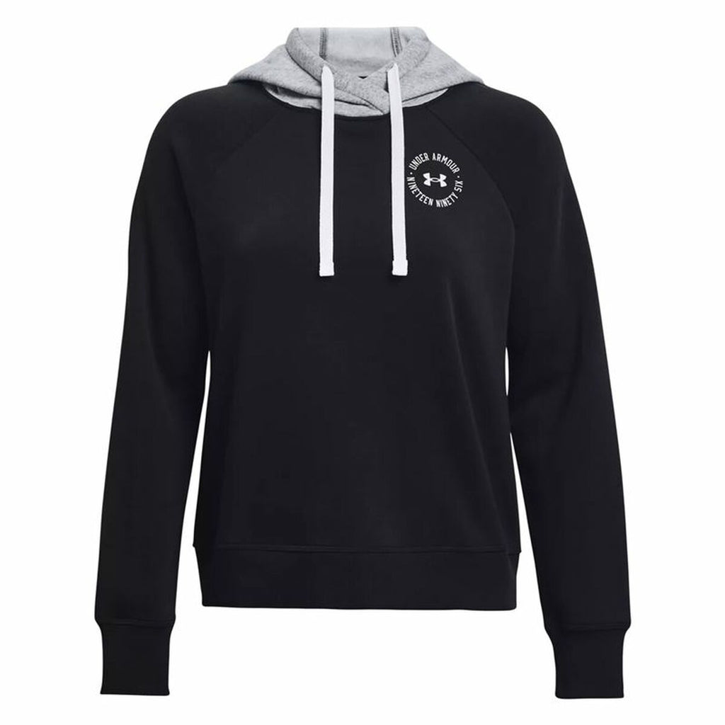 Under Armour Herren Hoodie Rival Fleece CB Schwarz – Produktansicht 5