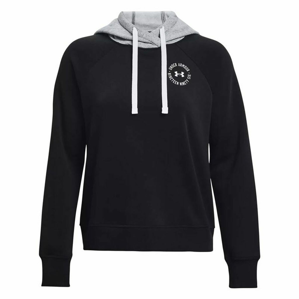 Under Armour Herren Hoodie Rival Fleece CB Schwarz – Produktansicht 4
