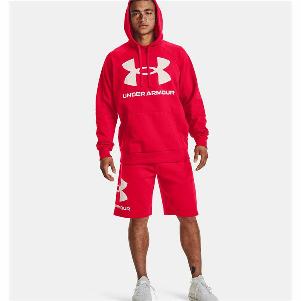 Men’s Hoodie Under Armour Rival Big Logo Red