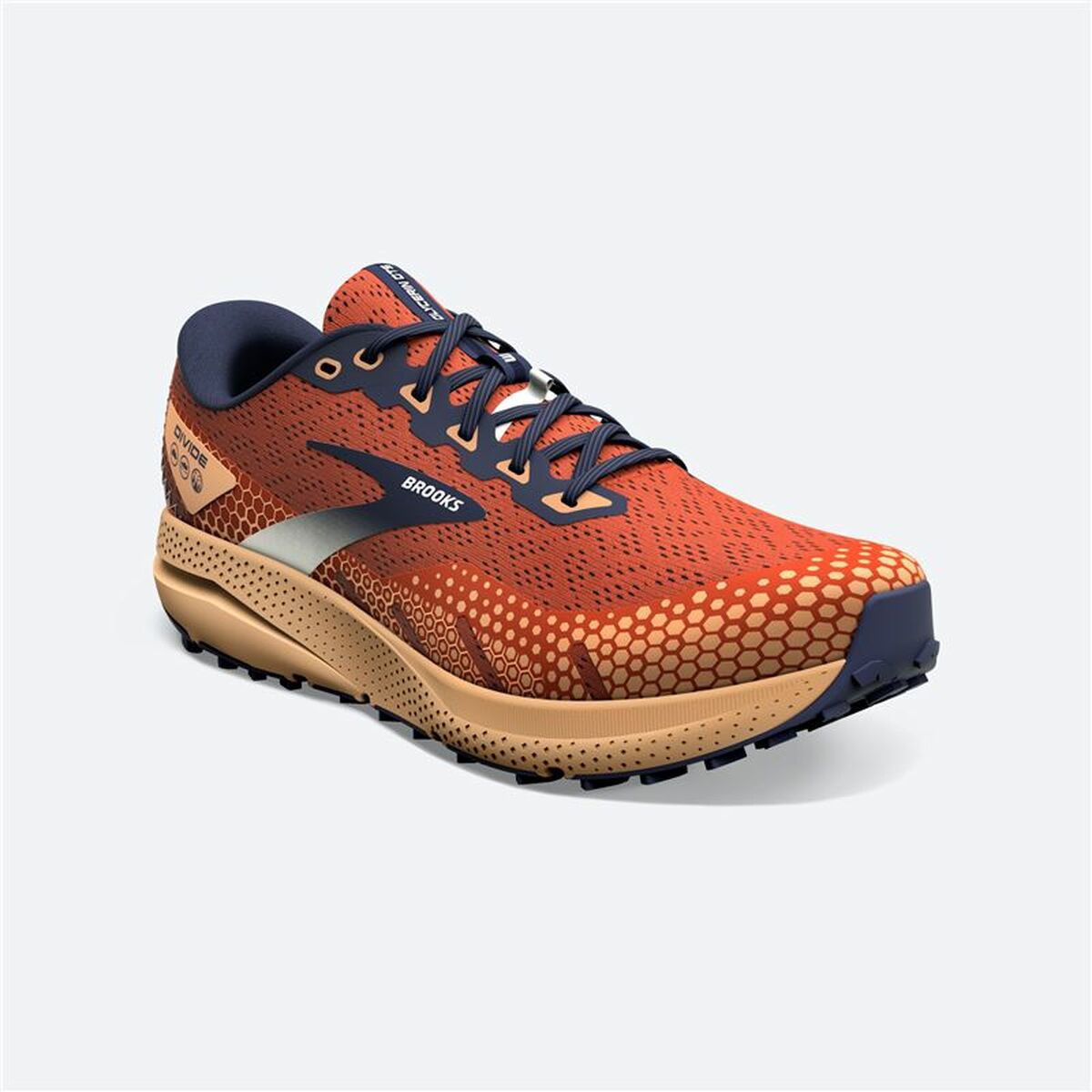 Brooks Divide 3 Men's Running Shoes - Orange - product view 13