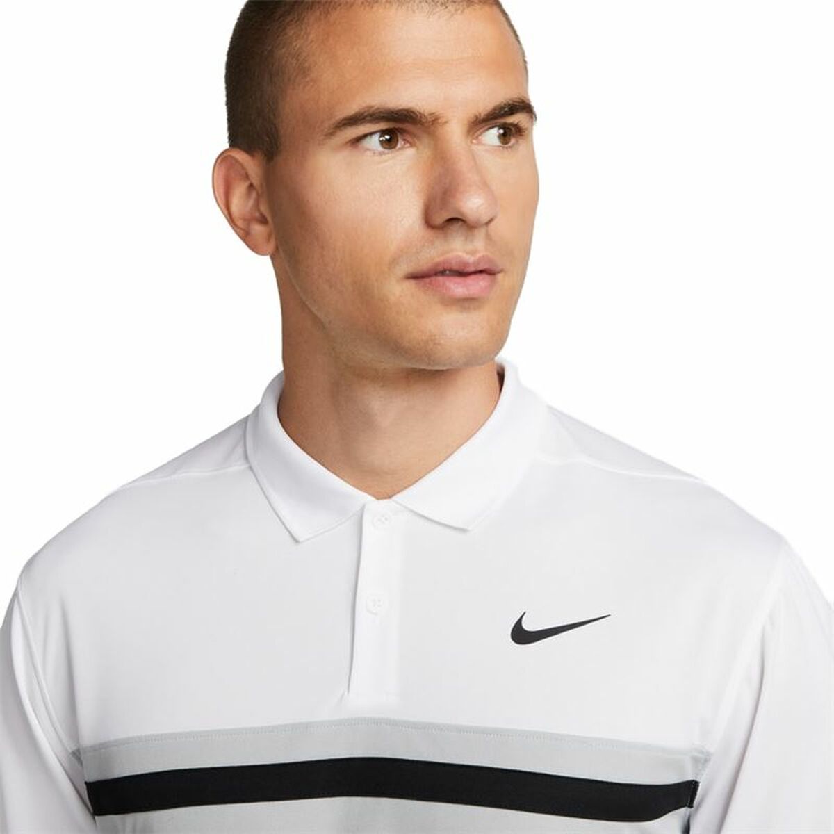 Nike Short Sleeve Dri-FIT Victory Men's Polo Shirt - White - product view 7