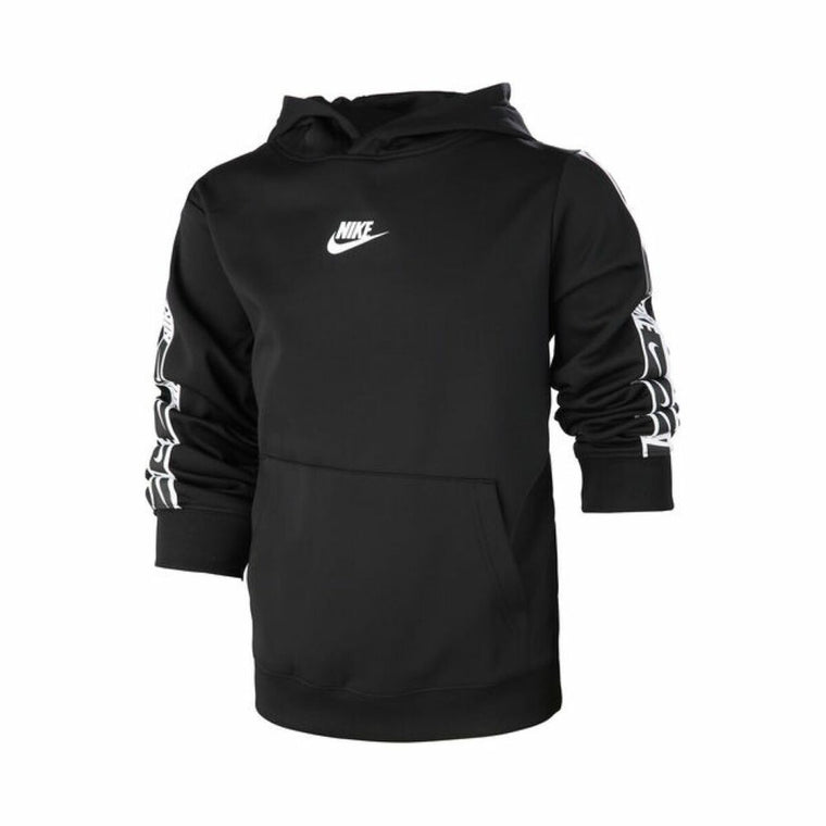 Nike Repeat PK PO Kids' Hoodie - Black
