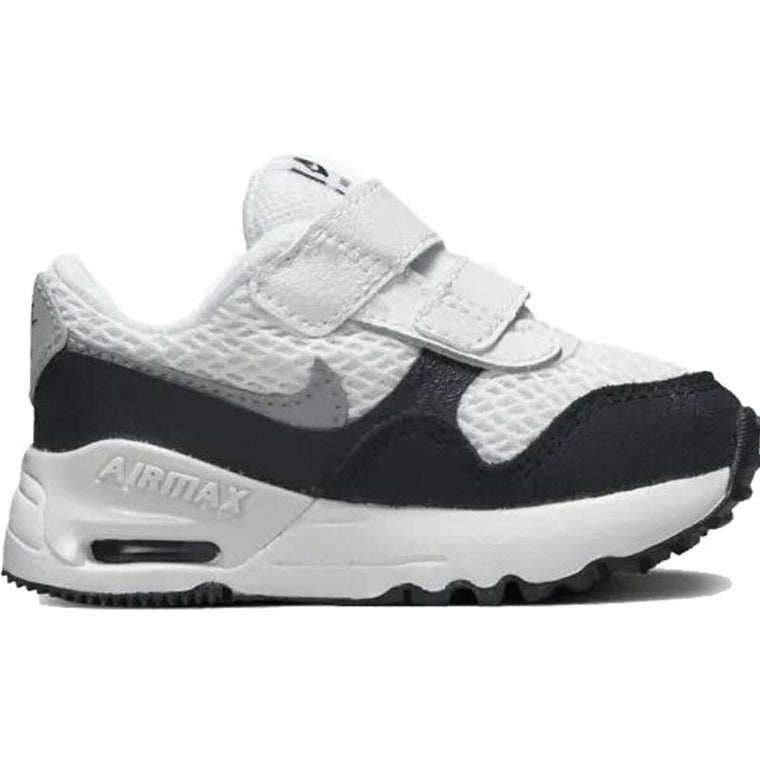 Nike Air Max Systm Baby Trainers - White, Black