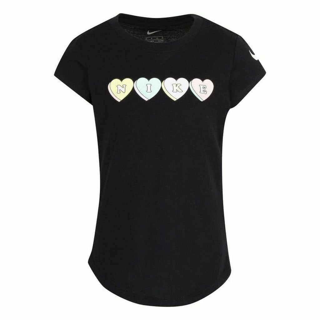 Nike Sweet Hearts Kids' T-Shirt - Black